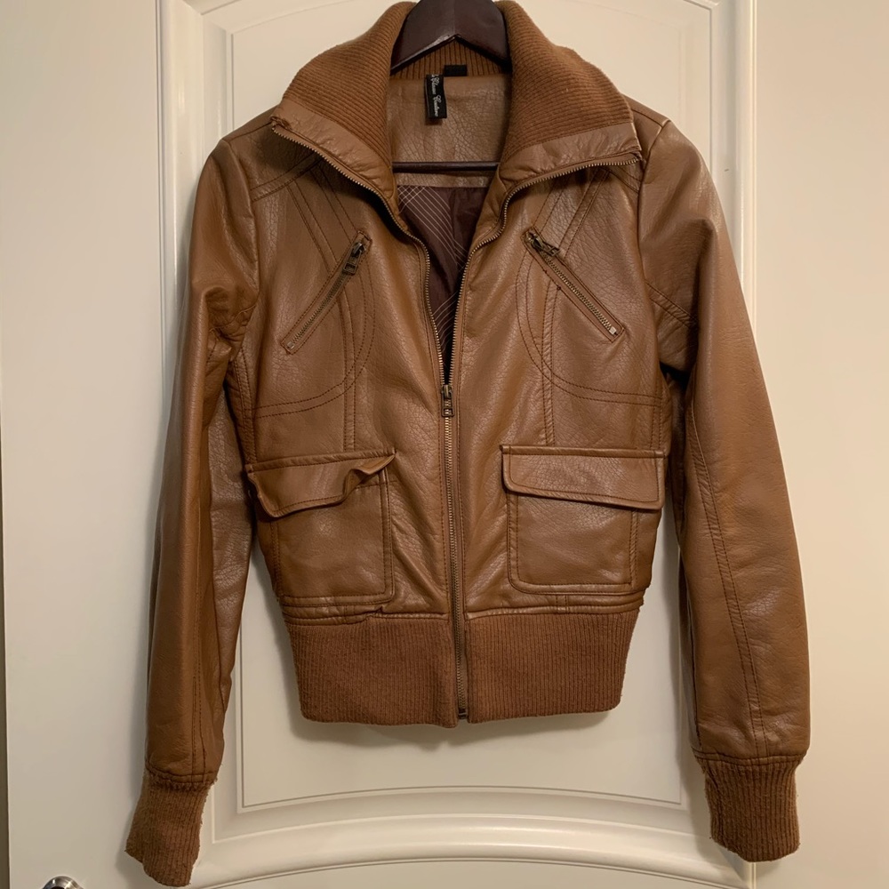 Faux Leather Jacket